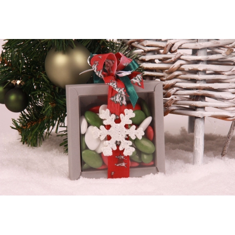 Flocon sur Nina grise