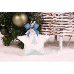 Étoile sapin givré