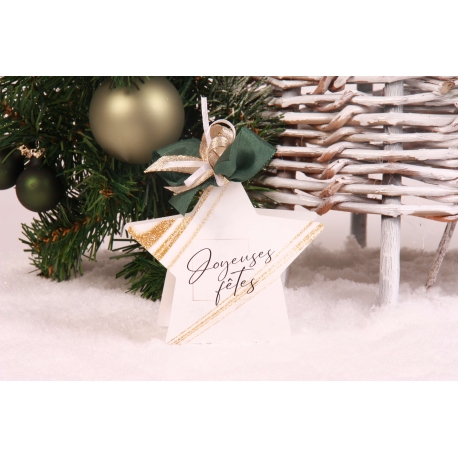 Étoile Joyeuses fêtes