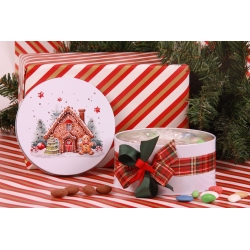 Boite métal ronde GINGERBREAD