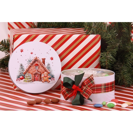 Boite métal ronde GINGERBREAD