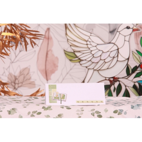 Carte de table - Boîtes à dragées - Dragées Braquier