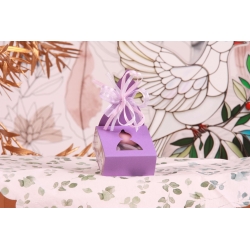 Bougie lilas - Boîtes à dragées - Dragées Braquier