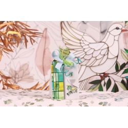 Iris vitrail et Calice