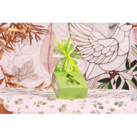 Bougie verte - Boîtes à dragées - Dragées Braquier