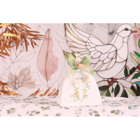 Ballotin croix fleurie