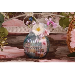 Bonbonnière boule bleue