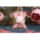 Duo de rose sur pochon rose