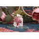 Papillon rose sur capucine