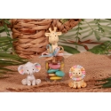 Sujet savane pastel sur pot