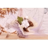 Piquet œillet sur tulle