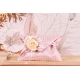 Double fleur sur pochette jacquard