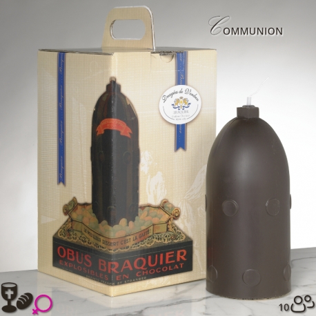 Obus N°3 Communion fille - Dragées Braquier, confiseur chocolatier à Verdun