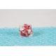 Bijoux carrés corail sur boite - Boîtes à dragées - Dragées Braquier
