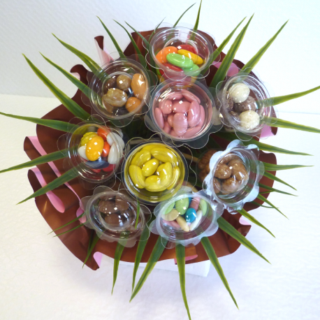 Bouquet N°13 Bicolore - Dragées Braquier, confiseur chocolatier à Verdun