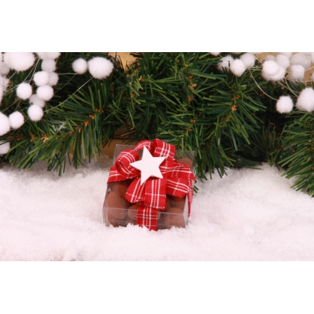 Étoile de Noël blanche - Boîtes à dragées - Dragées Braquier