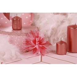 Tulle rose et bordeaux - Boîtes à dragées - Dragées Braquier