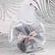 Plume blanche sur tulle - Boîtes à dragées - Dragées Braquier
