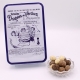 Noix de Coco, Boîte métal "Certifiées Braquier" 400 g - Dragées Braquier, confiseur chocolatier à Verdun