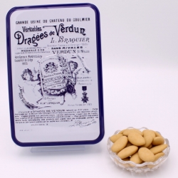 Torrified Léon Braquier, "Braquier Certified" metal-box 400 g - Dragées Braquier, confiseur chocolatier à Verdun
