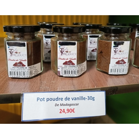 Poudre de vanille de Madagascar